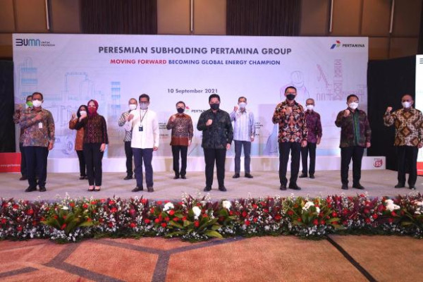 Resmikan Subholding, Pertamina Siap Kejar Target Nilai Pasar US$ 100 Miliar