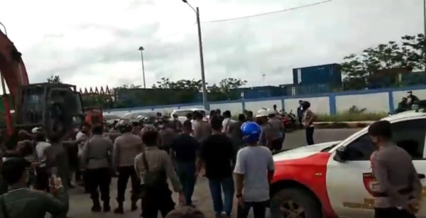 Ricuh Rebutan Lahan di Pelabuhan Belawan Medan, Polisi Tangkap Puluhan Pemuda
