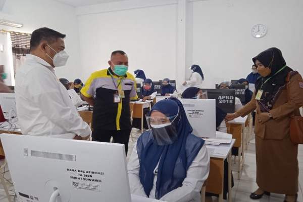 Bupati Hamim Pantau Pelaksanaan Ujian P3K Jabatan Fungsional