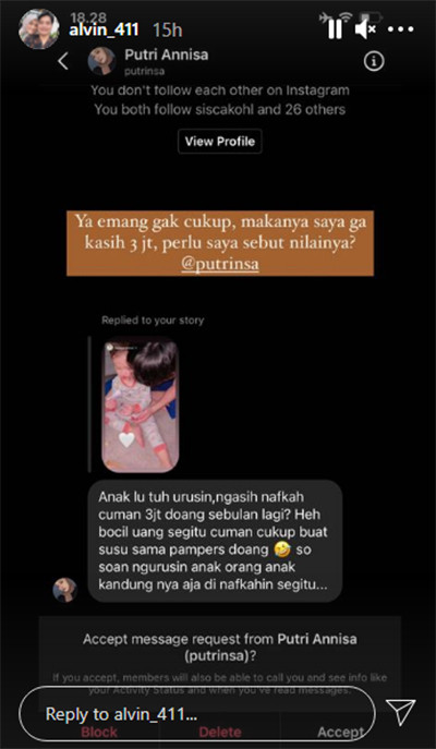 Alvin Faiz Dituding Hanya Beri Nafkah Anak Rp3 Juta Sebulan: Fitnah Apa Lagi?