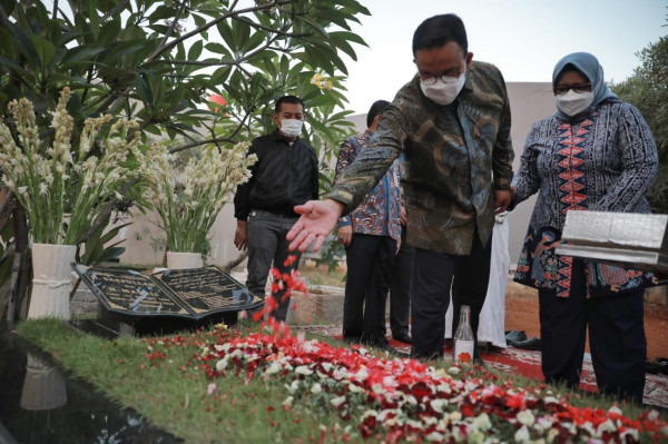 Kenang Setahun Kepergian Saefullah, Anies Ganti Nama GOR Rorotan Jadi GOR Sekda Saefullah