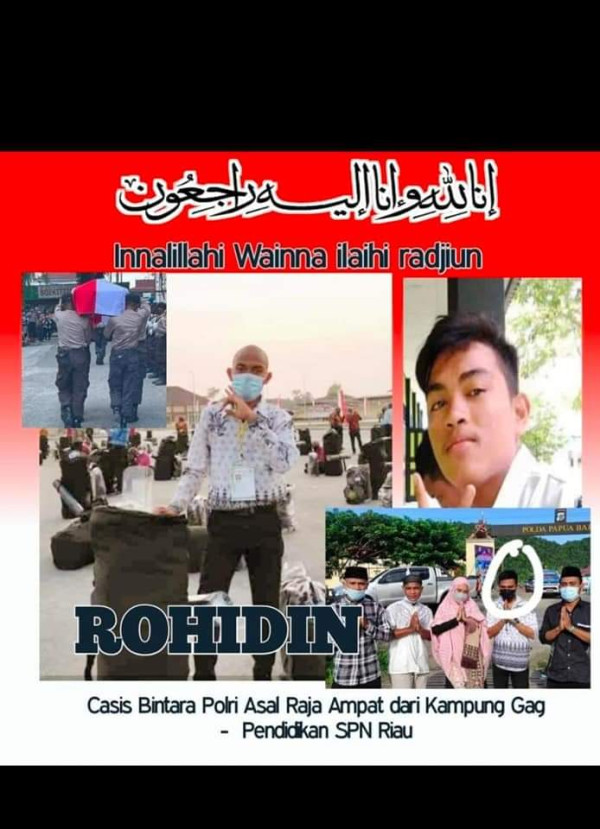 Siswa Bintara Polri Asal Raja Ampat Meninggal di SPN Polda Riau, Keluarga Duga Ada Kejanggalan