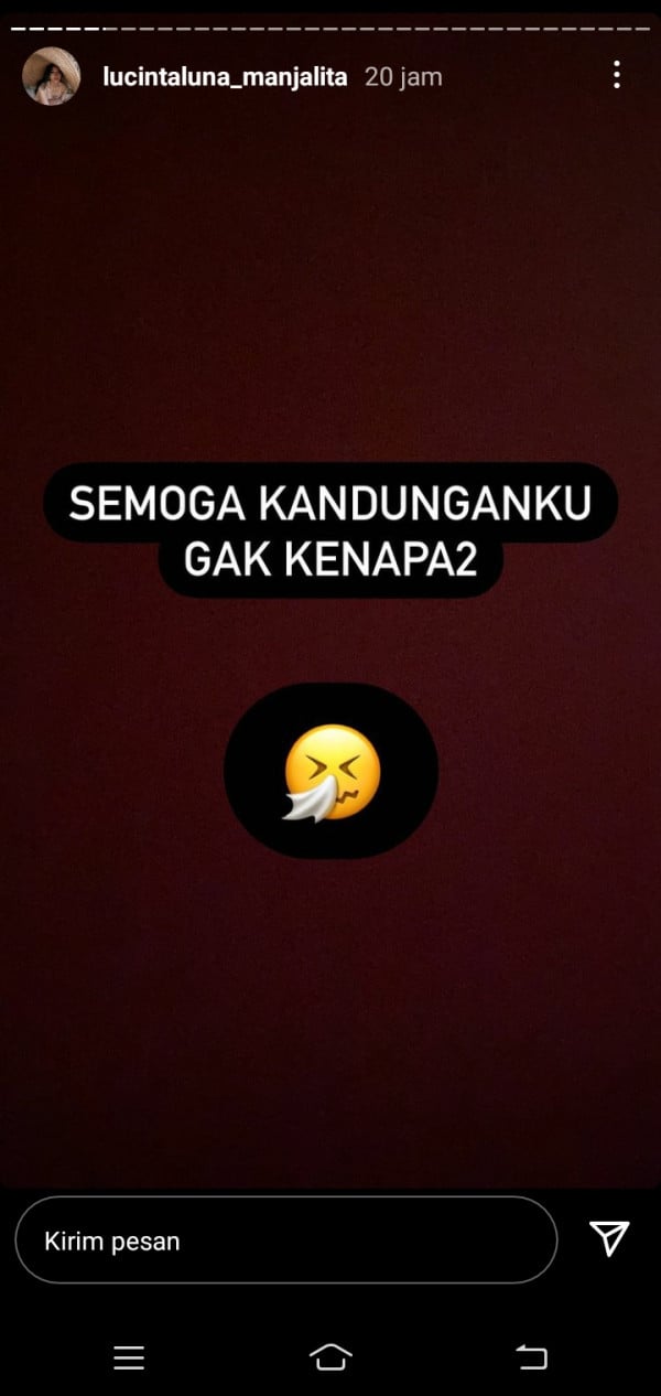 Lucinta Luna Alami Gejala Covid-19: Semoga Kandunganku Nggak Kenapa-napa