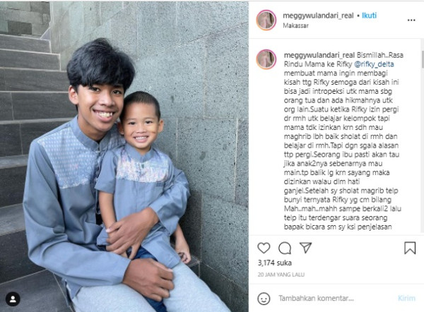 Anak Meggy Wulandari Alami Kecelakaan Motor, Begini Kronologinya