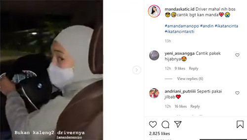 Amanda Manopo Ingin Bangun Masjid dan Kepergok Pakai Hijab, Banjir Pujian