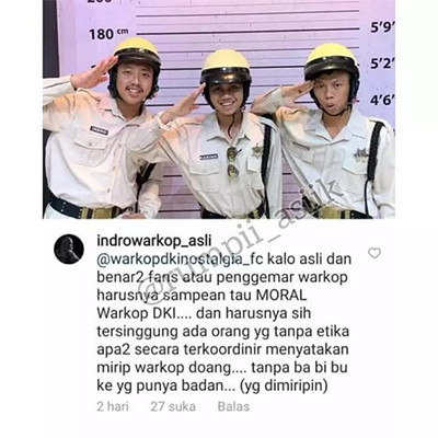 Indro Warkop 'Sentil' 3 Pria yang Diklaim Mirip Anggota Warkop DKI