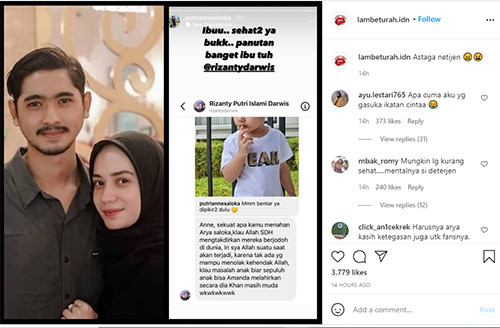 Arya Saloka Disebut Berjodoh dengan Amanda Manopo, Putri Anne: Ibuu, Sehat-Sehat ya!