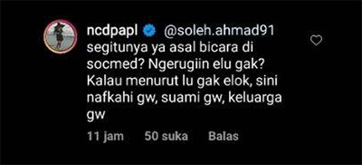 Nora Alexandra Dikritik Kerap Tampil Seksi di Instagram: Sini Nafkahi Gue