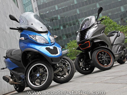Piaggio Menangkan Kisruh Paten Motor Piaggio MP3 vs Peugeot Metropolis