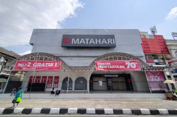 Begini Suasana Gerai Matahari 'Legend' di Kota Bogor yang Tutup