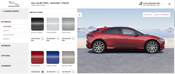 Live Configurator Jaguar Land Rover Manjakan Crazy Rich Indonesia