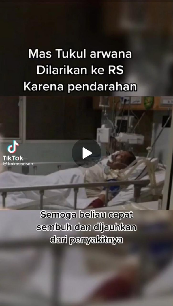 Beredar Foto Diduga Tukul Arwana Terbaring Penuh Selang, Ini Kata Sang Anak
