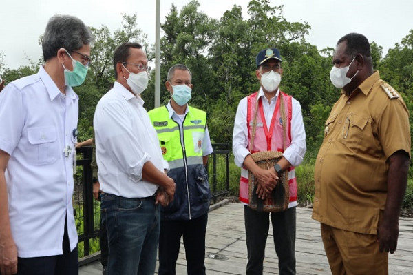 Menhub RI Tinjau Bandara Ewer Agats Asmat