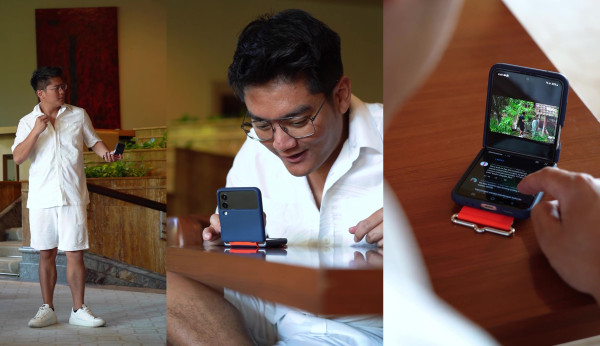 Boy William Bagikan Tips Bikin IG Reels dengan Samsung Galaxy Z Flip3 5G