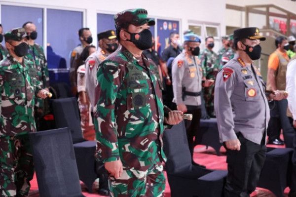 Panglima TNI dan Kapolri Tinjau Keamanan dan Gladi Pembukaan PON XX Papua