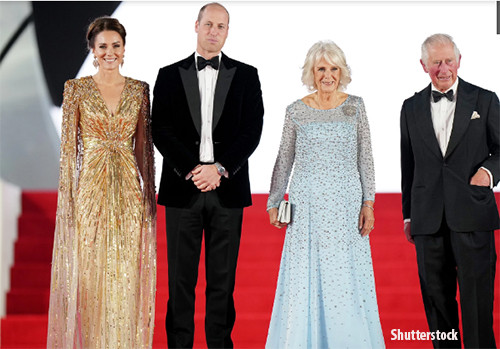 Penampilan Glamor Kate Middleton Curi Perhatian di Premiere Film James Bond