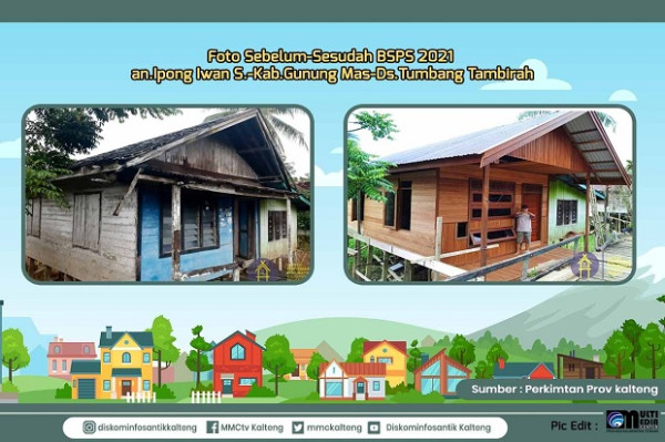 Tingkat Kesejahteraan Masyarakat Kalteng 14.249 Unit Rumah Berhasil Dibedah