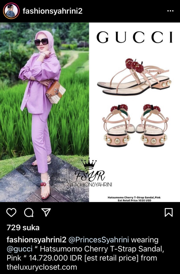 Super Mewah, Syahrini Pakai Outfit Miliaran Rupiah Hanya untuk Bergaya di Pinggir Sawah