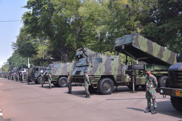 HUT TNI 2021: 112 Alutsista Digelar di Sekitar Istana Merdeka