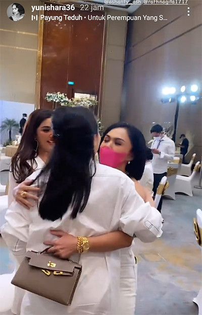 Momen Yuni Shara Bertemu Nagita Slavina, Hangat dan Akrab