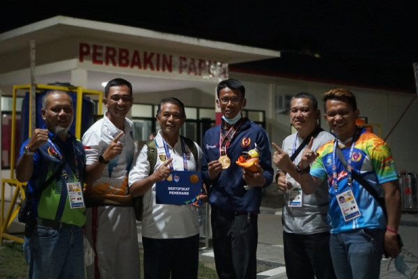 Sugeng Persembahkan Emas Pertama Babel di PON XX Papua 2021