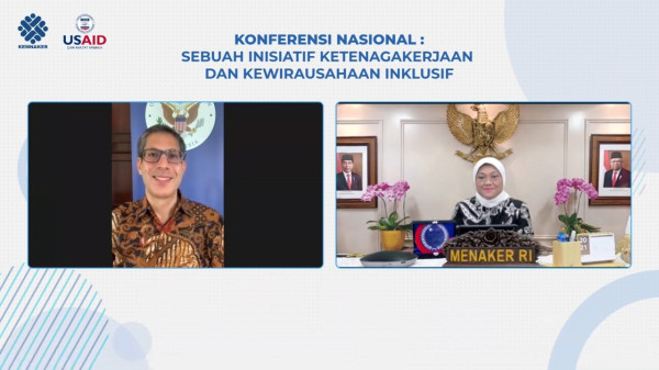 Dorong Inklusivitas Ketenagakerjaan, Menaker Terima Penghargaan dari USAID