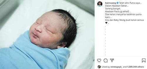 Pamer Foto Kiano di Momen Kelahiran Putra Kedua, Baim Wong Sukses Prank Banyak Artis