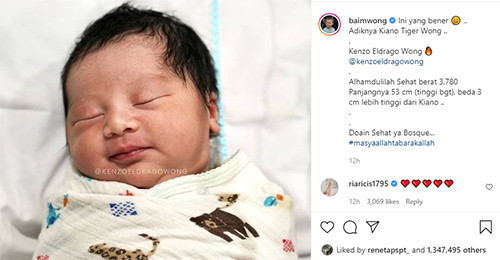 Baim Wong Temukan Nama Putra Kedua Menjelang Subuh
