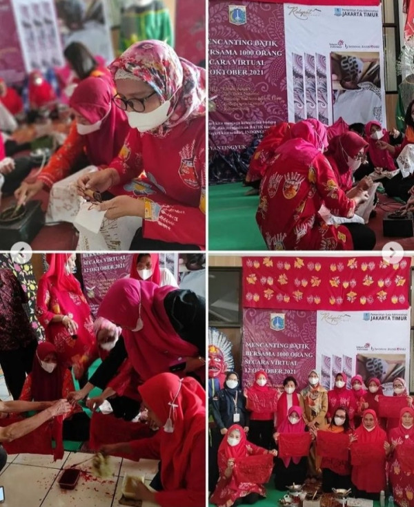 Pemkot Jaktim Raih Rekor MURI Mencanting Batik, Wagub: Budaya Harus Dilestarikan