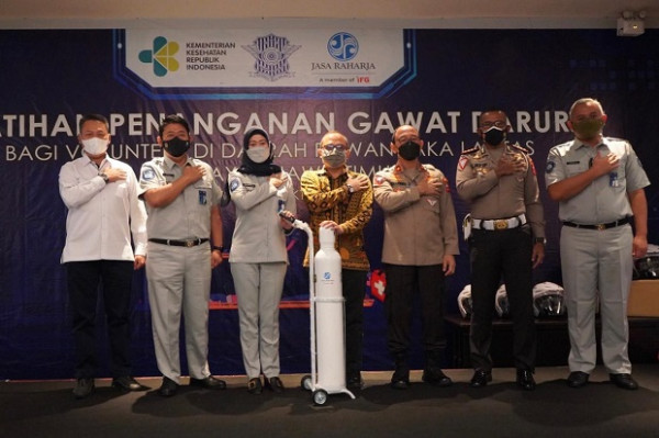 Tekan Angka Fatalitas, Jasa Raharja Beri Pelatihan Penanganan Gawat Darurat di Jalur Rawan Laka