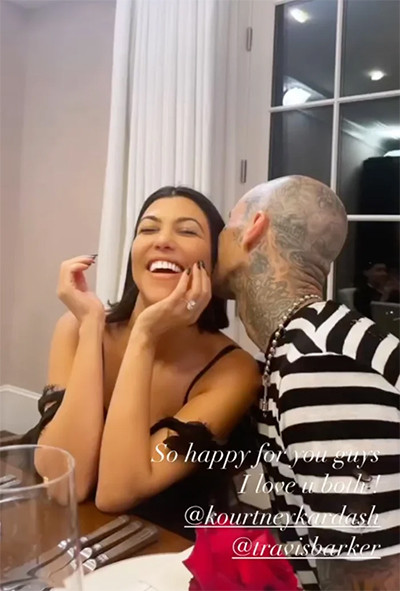 Kourtney Kardashian Dilamar, Cincin Tunangannya Ditaksir Berharga Rp14,1 Miliar