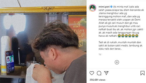 Diduga Kena Guna-Guna, Mimi Peri Lebih Khawatirkan Kondisi Ibunya