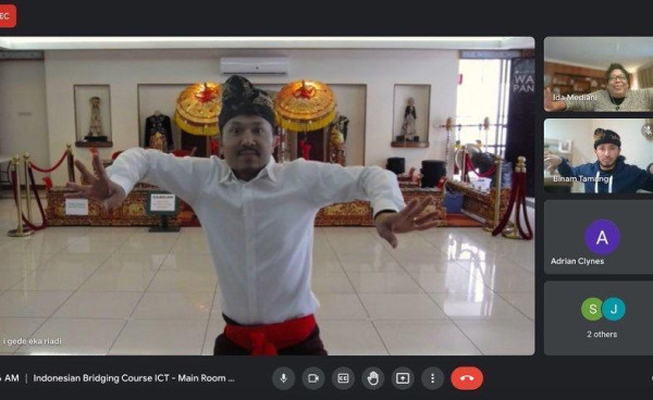 Ketika Warga Negeri Kanguru Belajar Secara Daring Seni Tari, Angklung dan Gamelan Nusantara