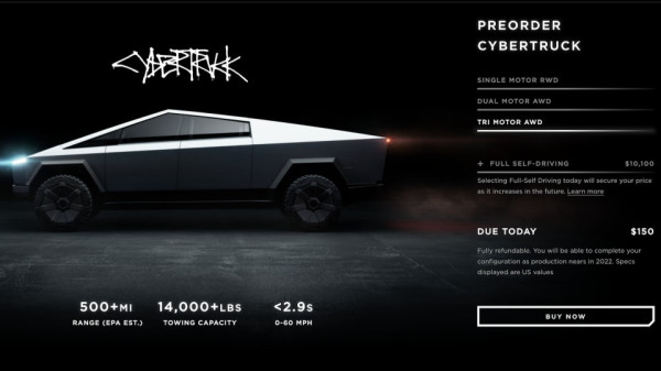 Makin Tidak Jelas, Tesla Hapus Daftar Spesifikasi dan Harga Cybertruck
