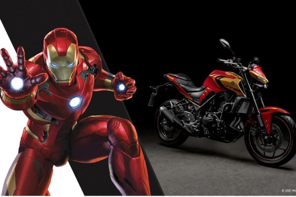 Lawan Belalang Tempur Honda, Yamaha Hadirkan Motor Iron Man