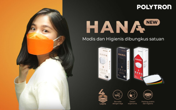 HANA Masker, Modis dan Higienis untuk Aktivitasmu