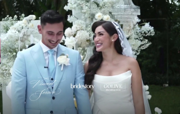 4 Momen Pernikahan Jessica Iskandar dan Vincent Verhaag, Pamer Ciuman Manis