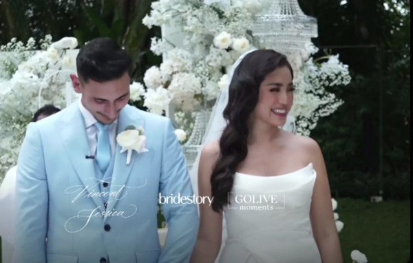 4 Momen Pernikahan Jessica Iskandar dan Vincent Verhaag, Pamer Ciuman Manis
