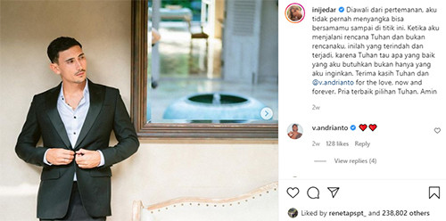 Jessica Iskandar Ngaku Bucin pada Vincent Verhaag, Ini Buktinya