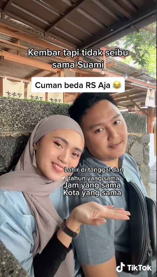 Viral! Istri Kembar dengan Suami, Tanggal, Bulan, dan Tempat Lahir Sama Persis