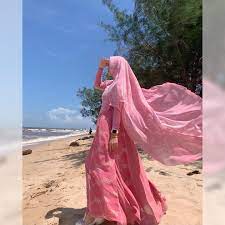 Intip 6 Tren Busana Muslim 2021, Home Dress hingga Wedding Syar'i