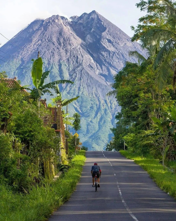 Indahnya Cangkringan Sleman, Cocok untuk Gowes Sepeda