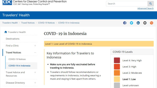 Agensi Amerika Beri Status Level 1, Airlangga Terus Genjot Vaksinasi