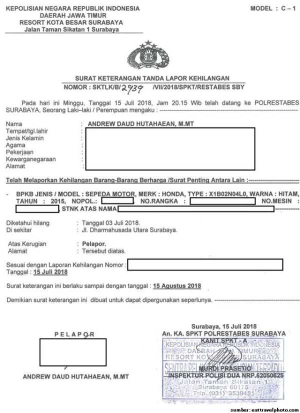 Cara Mengurus BPKB Hilang, Ini yang Perlu Anda Lakukan