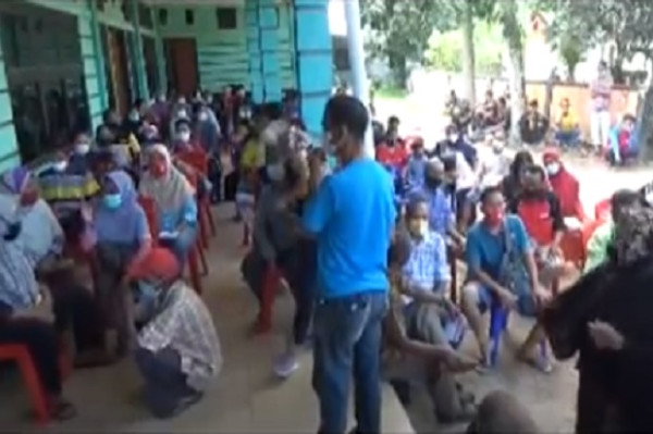 DPD Perindo Belitung Timur Gelar Vaksinasi Massal, Warga Sambut Antusias