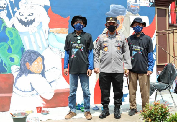 Buka Festival Mural Bhayangkara, Kapolri: Bukti Polri Hormati Kebebasan Berekspresi