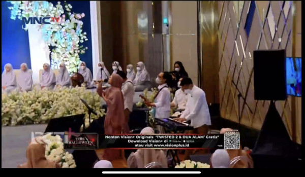 Begini Mewahnya Dekorasi Pengajian Ria Ricis dan Teuku Ryan