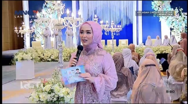 Begini Mewahnya Dekorasi Pengajian Ria Ricis dan Teuku Ryan
