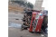 floating-Truk Muatan Kaca Terbalik,...