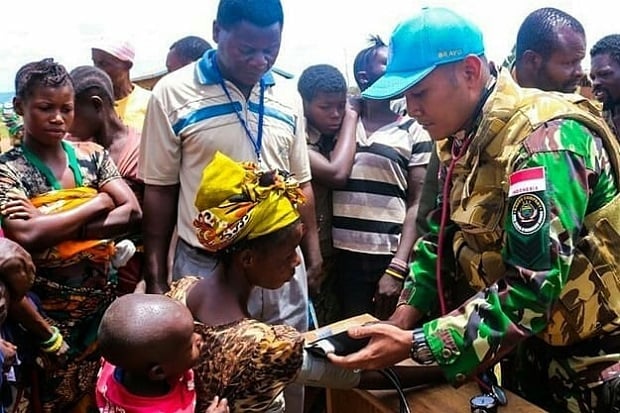 Aksi Simpatik Prajurit TNI, Buat Kelompok Bersenjata Kongo Luluh